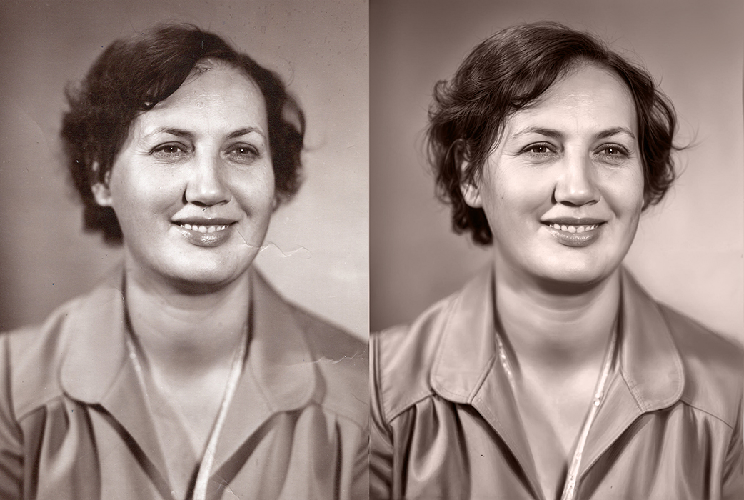 Old photo restoration and enhancement